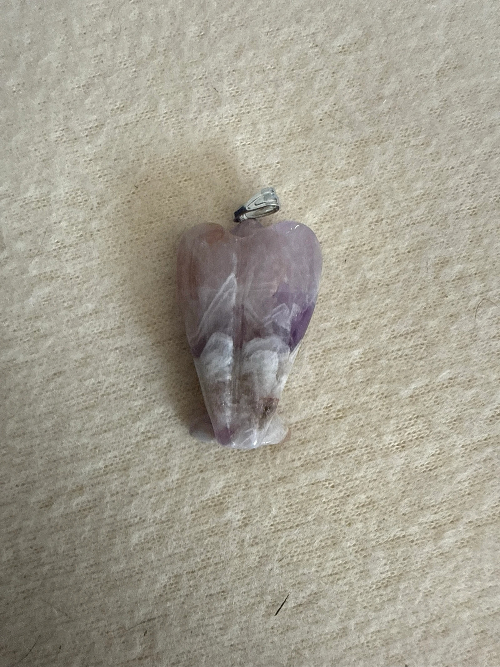 Pendentif en forme d’ange en améthyste  – photo 2